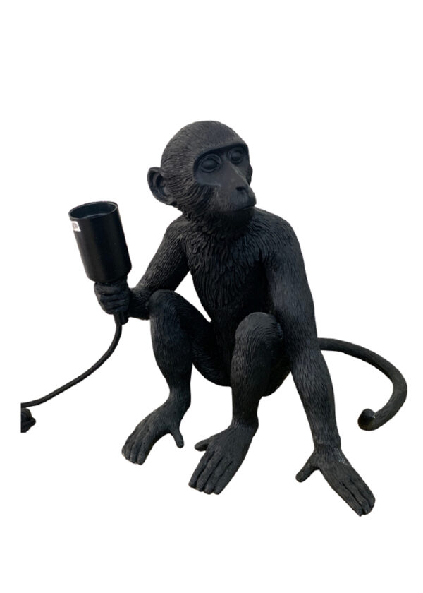 The Sitting Monkey Black